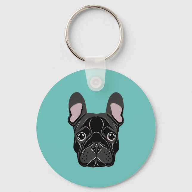 French Bulldog Keychain (Front)