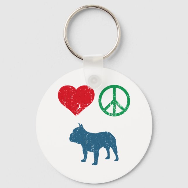 French Bulldog Keychain (Front)