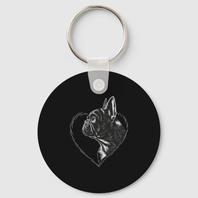 French Bulldog Keychain (Front)