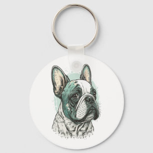 French bulldog keychain