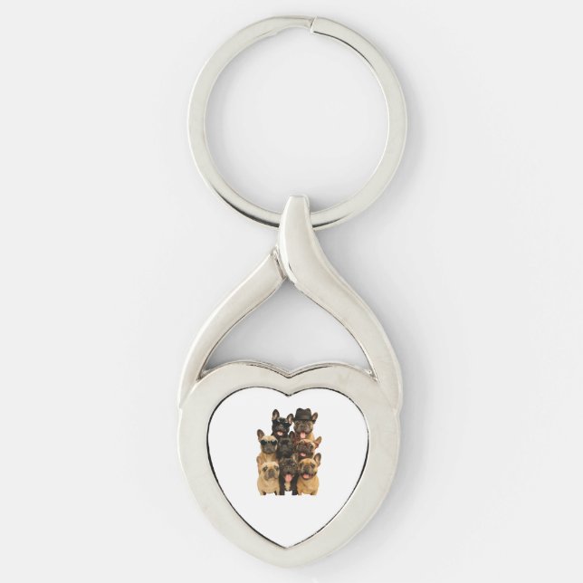 French Bulldog Keychain (Front)