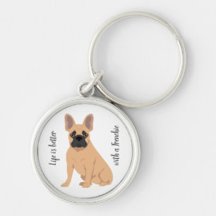 French Bulldog keychain. Any coat color of your ch Keychain