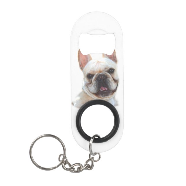French Bulldog Keychain Bottle Opener (Front)