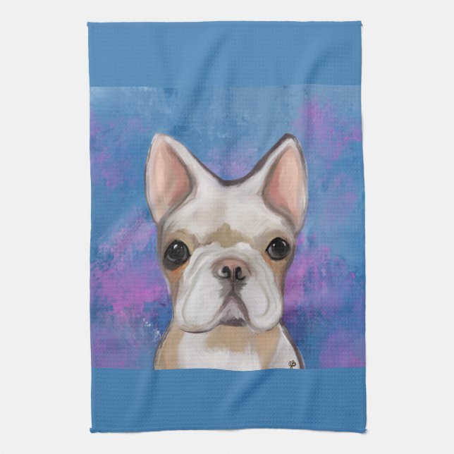 FRENCH BULLDOG        KITCHEN TOWEL (Vertical)