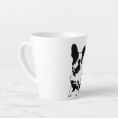 French Bulldog Latte Mug (Left Angle)