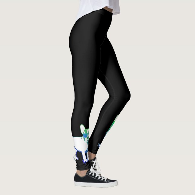 French Bulldog  Leggings (Right)