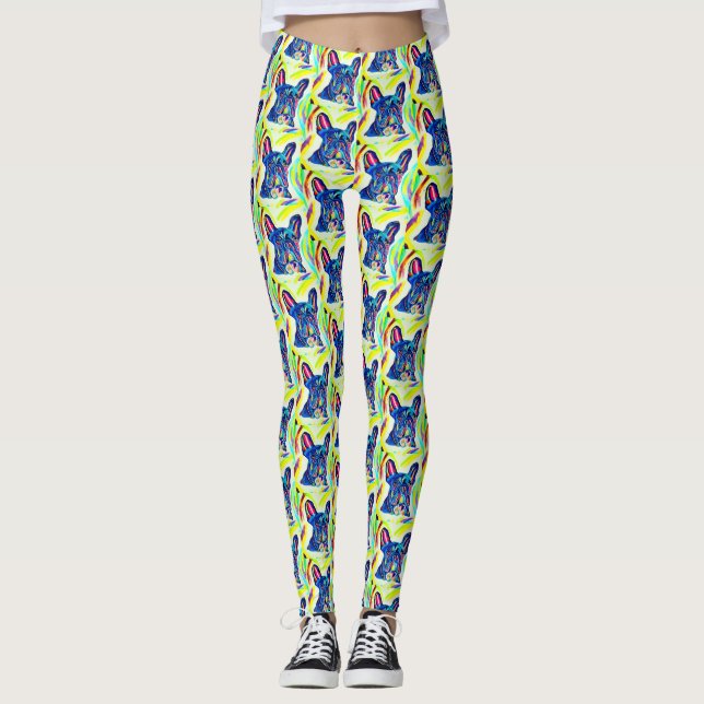 French Bulldog Leggings (Front)