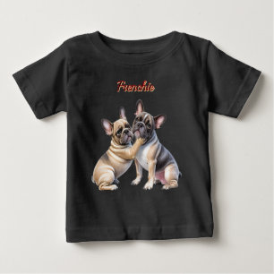 French Bulldog Liebe französische Bulldogge Baby T-Shirt