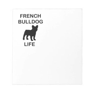 french bulldog life notepad