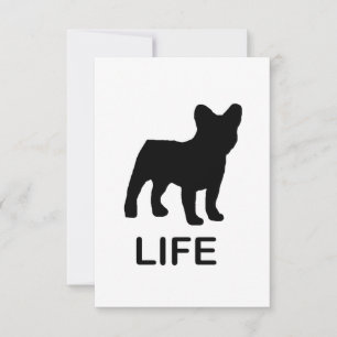 french bulldog life thank you card