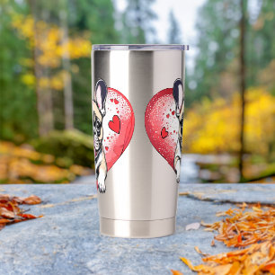 French Bulldog Logo Insulated Tumbler