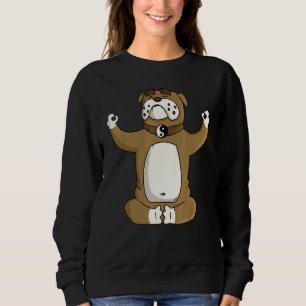 French Bulldog Lotus Yoga Pose Yin Yang Namaste Xm Sweatshirt