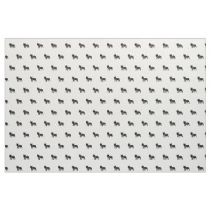 French Bulldog Love Fabric