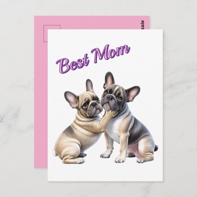 French Bulldog Love French Bulldog  Postcard (Front/Back)