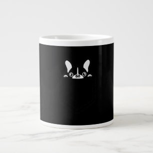 French Bulldog Lover Funny Dog Lover Frenchie Large Coffee Mug