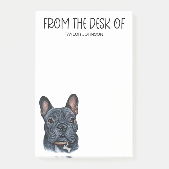 French Bulldog Lover Post-it Notes (Front)