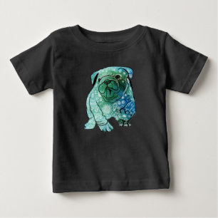 French Bulldog Mandala Art Organic Bodysuit