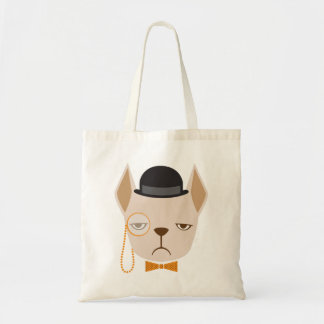 French Bulldog Mean Mug Tote Bag