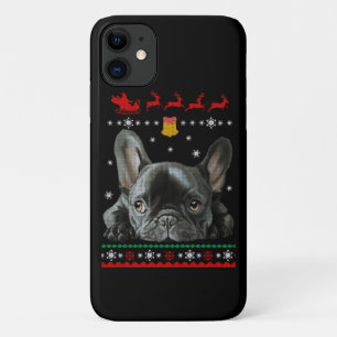 French Bulldog Merry Christmas With Frenchie iPhone 11 Case