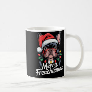 French Bulldog Merry Frenchiemas Santa Hat Christm Coffee Mug