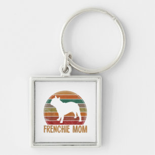 French Bulldog Mom Gift Dog Mor Pet Dog Lover Keychain