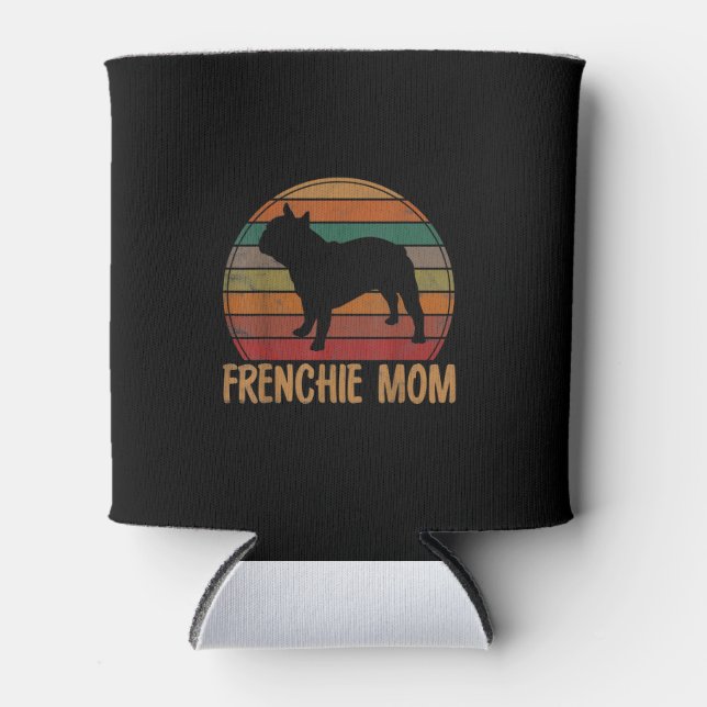 french bulldog mom gift | pet frenchie gift can cooler (Front)