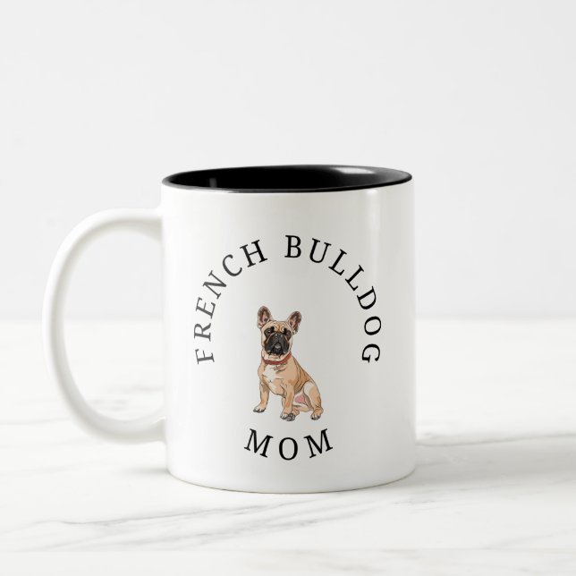 French Bulldog Mom Mug (Gauche)