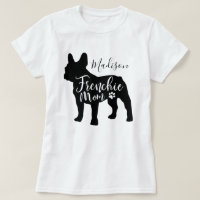 French Bulldog Mom T-Shirt For Girls And  Women