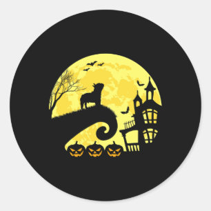 French Bulldog Moonshine Frenchie Mom Frenchie Dad Classic Round Sticker