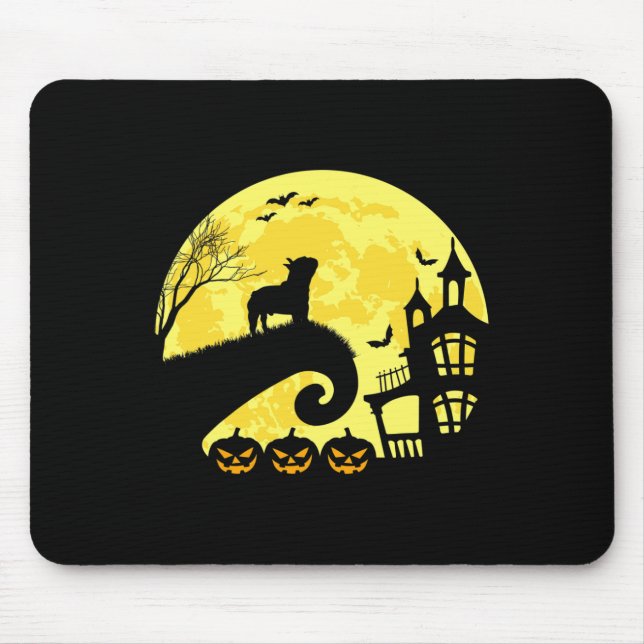 French Bulldog Moonshine Frenchie Mom Frenchie Dad Mouse Pad (Front)