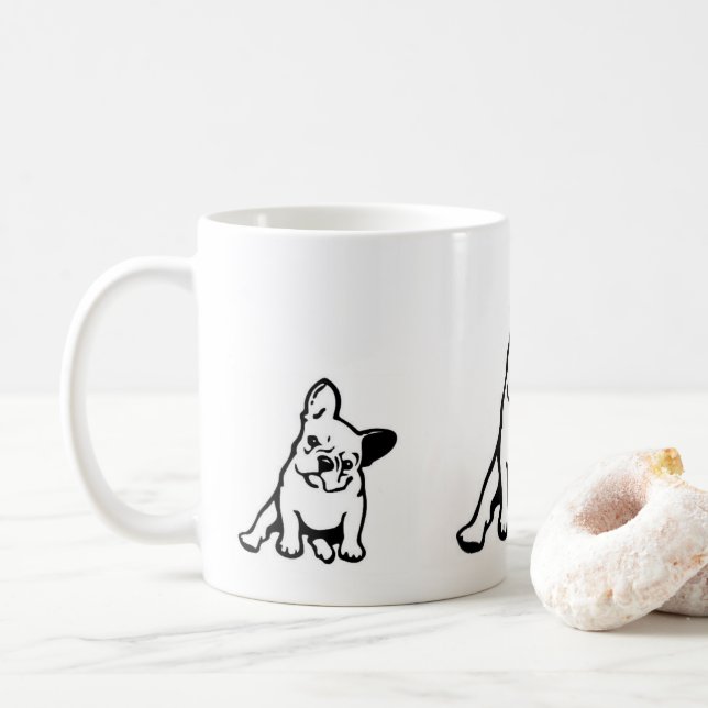 French Bulldog Mug (With Donut)