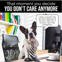 French Bulldog n'a pas réglé le T-shirt d'alarme