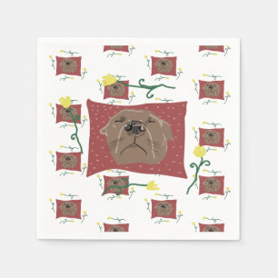 French Bulldog Napkin