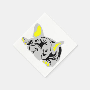 French Bulldog Napkins