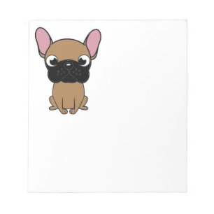french bulldog new cartoon kawaii fawn notepad