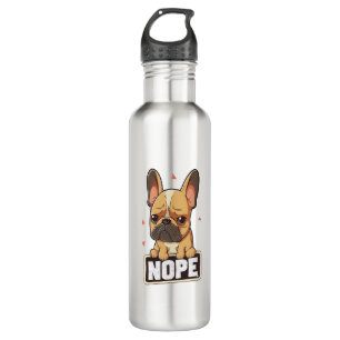 French Bulldog Nope 710 Ml Water Bottle
