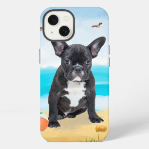 French Bulldog on Beach iPhone 13 Case