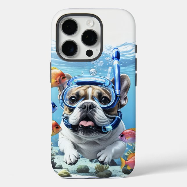 French Bulldog on vacation Case-Mate iPhone Case (Back)