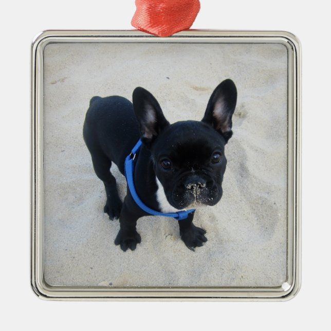 French Bulldog Ornament Personalized (Front)
