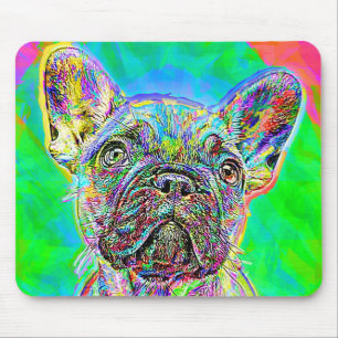 French Bulldog Painting Mousepad