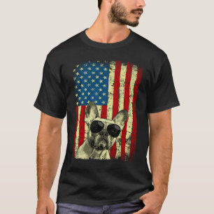 French Bulldog Patriotic USA Flag for Frenchie Own T-Shirt