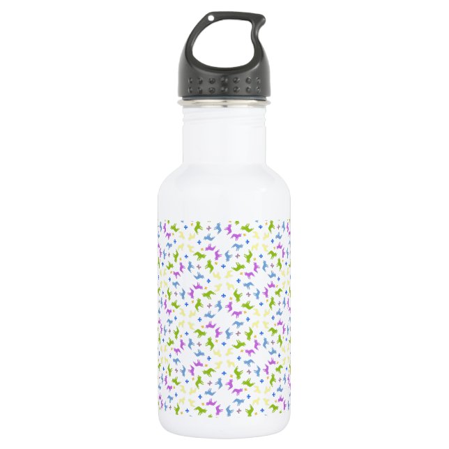 French Bulldog pattern 532 Ml Water Bottle (Front)