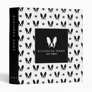 French bulldog pattern binder