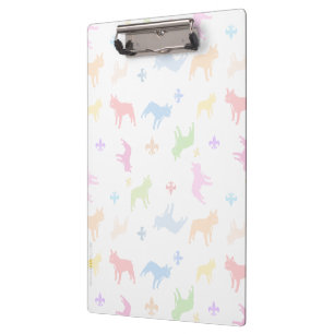 French Bulldog Pattern Clipboard