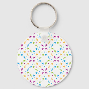 French Bulldog pattern Keychain