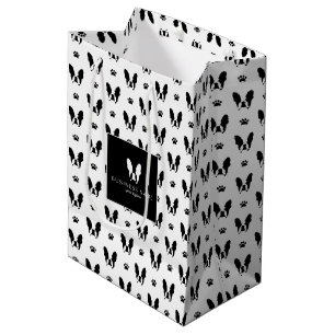 French bulldog pattern medium gift bag
