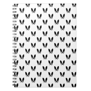 French bulldog pattern notebook