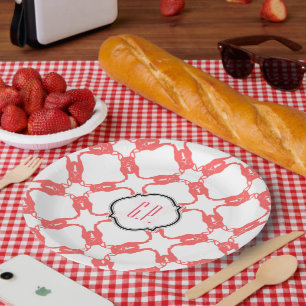 French Bulldog pattern Plate