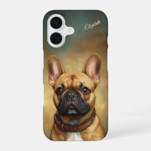 French Bulldog Personalized Fawn Frenchie iPhone 16 Case