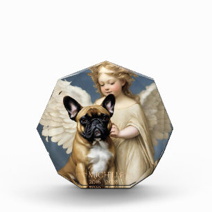 French Bulldog Personalized Memorial  Photo Block